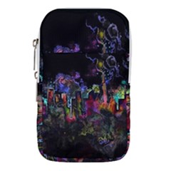 Grunge Paint Splatter Splash Ink Waist Pouch (Large) from ArtsNow.com