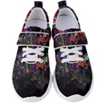 Grunge Paint Splatter Splash Ink Women s Velcro Strap Shoes