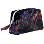Grunge Paint Splatter Splash Ink Wristlet Pouch Bag (Large)