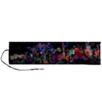 Grunge Paint Splatter Splash Ink Roll Up Canvas Pencil Holder (L)