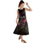 Grunge Paint Splatter Splash Ink Summer Maxi Dress