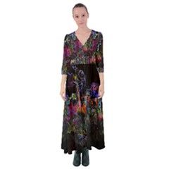 Button Up Maxi Dress 