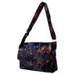 Grunge Paint Splatter Splash Ink Full Print Messenger Bag (M)
