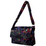 Grunge Paint Splatter Splash Ink Full Print Messenger Bag (L)