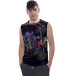 Grunge Paint Splatter Splash Ink Men s Regular Tank Top