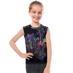 Grunge Paint Splatter Splash Ink Kids  Mesh Tank Top
