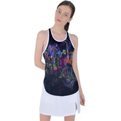 Racer Back Mesh Tank Top 