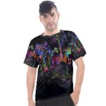 Grunge Paint Splatter Splash Ink Men s Sport Top