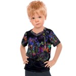 Grunge Paint Splatter Splash Ink Kids  Sports T-Shirt