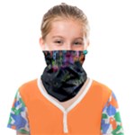 Grunge Paint Splatter Splash Ink Face Covering Bandana (Kids)