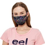 Grunge Paint Splatter Splash Ink Crease Cloth Face Mask (Adult)