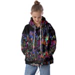 Grunge Paint Splatter Splash Ink Kids  Oversized Hoodie