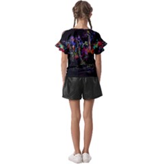 Kids  Cut Out Flutter Sleeves 