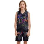 Grunge Paint Splatter Splash Ink Kids  Basketball Mesh Set