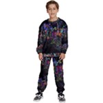 Grunge Paint Splatter Splash Ink Kids  Sweatshirt set