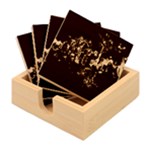 Grunge Paint Splatter Splash Ink Bamboo Coaster Set