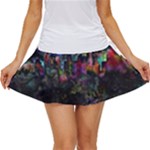 Grunge Paint Splatter Splash Ink Women s Skort