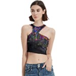 Grunge Paint Splatter Splash Ink Cut Out Top