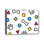 Dog Paw Seamless Pattern Footprint Bone Mini Canvas 7  x 5  (Stretched)