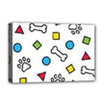 Dog Paw Seamless Pattern Footprint Bone Deluxe Canvas 18  x 12  (Stretched)