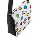 Flap Closure Messenger Bag (L) 