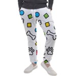 Dog Paw Seamless Pattern Footprint Bone Men s Jogger Sweatpants