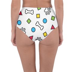 Reversible High-Waist Bikini Bottoms 