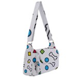 Dog Paw Seamless Pattern Footprint Bone Multipack Bag