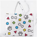 Zipper Large Tote Bag 