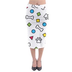 Midi Pencil Skirt 