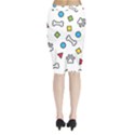 Midi Wrap Pencil Skirt 