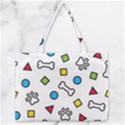 Zipper Medium Tote Bag Front