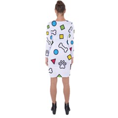 Asymmetric Cut-Out Shift Dress 