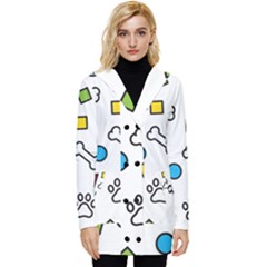 Button Up Hooded Coat  