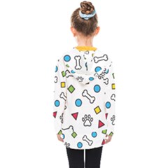 Kids  Double Breasted Button Coat 