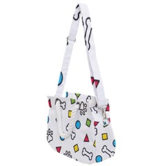 Rope Handles Shoulder Strap Bag 