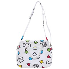 Rope Handles Shoulder Strap Bag 
