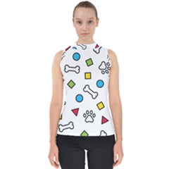 Mock Neck Shell Top 