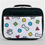 Dog Paw Seamless Pattern Footprint Bone Lunch Bag