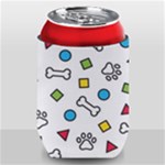 Dog Paw Seamless Pattern Footprint Bone Can Holder