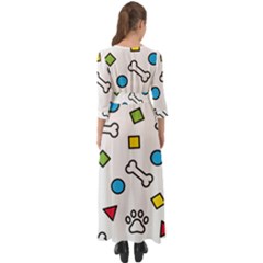 Button Up Boho Maxi Dress 