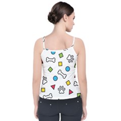 Velvet Spaghetti Strap Top 