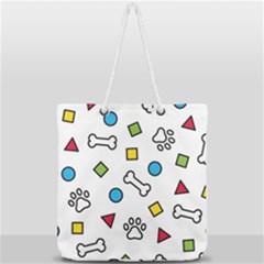 Full Print Rope Handle Tote (Large) 