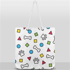 Full Print Rope Handle Tote (Large) 