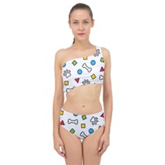 Spliced Up Two Piece Swimsuit 