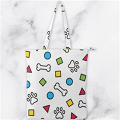 Double Zip Up Tote Bag 