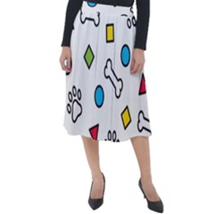 Classic Velour Midi Skirt  