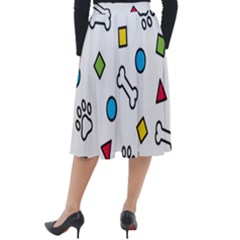 Classic Velour Midi Skirt  