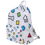 Dog Paw Seamless Pattern Footprint Bone The Plain Backpack