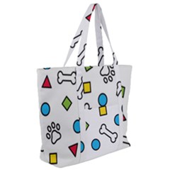 Zip Up Canvas Bag 